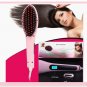 Straightening Irons Come With LCD Display Electric Straight Hair Comb Brush