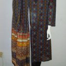 Beautiful 3pcs 100% Cotton Lawn Salwar/Shalwar Kameez & Dupatta Suit L. Size 42"