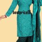Beautiful 3pcs French Crepe Salwar/Shalwar Kameez & Dupatta Suit Large Size 42"