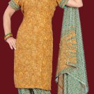 Beautiful 3pcs French Crepe Salwar/Shalwar Kameez & Dupatta Suit Large Size 42"