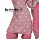 Beautiful 3pcs French Crepe Salwar/Shalwar Kameez & Dupatta Suit Large Size 42"