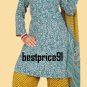 Beautiful 3pcs French Crepe Salwar/Shalwar Kameez & Dupatta Suit Large Size 42"
