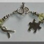 AUTISM Awareness Bracelet with Swarovski Crystal & Sterling Silver Symptom