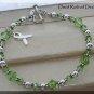 LYMPHOMA Cancer Awareness Bracelet Swarovski Crystal & Sterling Silver Symptom