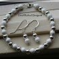 NEW BOUTIQUE STARDUST 6mm Bead Bracelet and Earring set Beaded Jewelry David Rudrud Designs