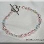 BOUTIQUE ROSE PEARL and SWAROVSKI CRYSTAL BEAD BRACELET David Rudrud Designs