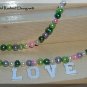 BOUTIQUE Pearls MULTICOLOR FRESHWATER PEARL Love NECKLACE