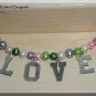 BOUTIQUE Pearls MULTICOLOR FRESHWATER PEARL Love NECKLACE