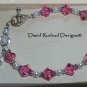 Beaded Gift Rosary Bracelet Sterling Swarovski Crystal Pearl