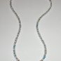 Boutique 16 Inch Swarovski Clear Crystal Sterling Silver Necklace