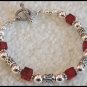 Boutique Birthstone Swarovski Bali Sterling Silver Bracelet Gift Jewelry