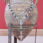 Elegant Boutique Rosary with Denim Lapis and Sterling Silver
