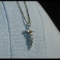 16 Inch Sterling Silver Crucifix Necklace Gift Jewelry 1st First Communion