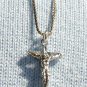 16 Inch Sterling Silver Crucifix Necklace Gift Jewelry 1st First Communion