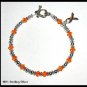 NEW Leukemia Awareness Bracelet with Swarovski Crystal & Sterling Silver