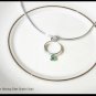 MOTHERS GIFT -  1 Baby Ring Birthstone Necklace Sterling Silver Jewelry