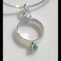 MOTHERS GIFT -  1 Baby Ring Birthstone Necklace Sterling Silver Jewelry