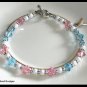 SIDS Sudden Infant Death Syndrome Bracelet Crystal Sterling