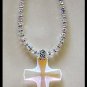 New Swarovski Crystal Cross Necklace 18 Inches