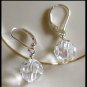 10mm Swarovski Round CLEAR Earrings Awesome Sparkle