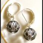 10mm Swarovski Round BLACK DIAMOND Earrings Awesome Sparkle