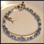 OVARIAN Cancer Awareness Bracelet with Swarovski Sterling Silver