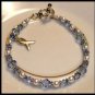 PROSTATE Cancer Awareness Bracelet with Swarovski Crystal & Sterling Silver
