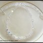 SWAROVSKI Cube & Round 18 Inch CLEAR AB Crystal Necklace Sterling Silver