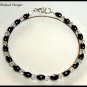 SALE!  Swarovski Crystal Hematite Magnetic Bead Bracelet