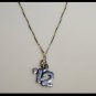 2012 Senior Graduation School Necklace - 18" Solid Sterling Silver