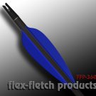 Flo Blue FFP 360 Flex-Fletch archery, vanes, hunting, arrows, target, fletching