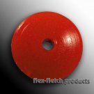 Flex-Fletch - Soft Kisser Button, Blaze Orange, Large 1.4 cm