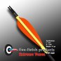Extreme Vanes-Blaze Orange FFP-360X Flex-Fletch archery, vanes, hunting, arrows, target, fletching