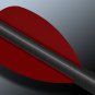 Flash Vanes, Red - 12 pack, hunting flex fletch archery vanes arrows