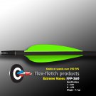 Extreme Vanes-Neon Green FFP 360X Flex-Fletch archery, vanes, hunting, arrows, target, fletching