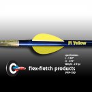 FFP-150 Flo Yellow Flex-Fletch Premium vanes archery vanes target archery hunting flex fletch