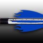 Flame Vanes - Florescent Blue, FREE SHIPPING
