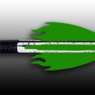 Flame Vanes - Florescent Green, FREE SHIPPING