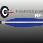 FLP-400 Florescent Blue, Flex-Fletch, archery, vanes, hunting, arrows, target, fletching