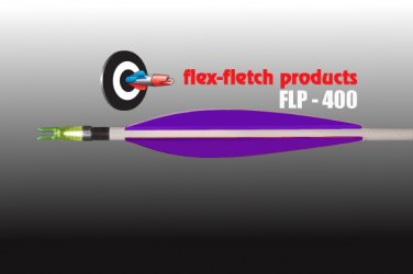 FLP-400 Purple, Flex-Fletch, archery, vanes, hunting, arrows, target, fletching