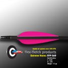 Extreme Vanes-Flo Red FFP 360X Flex-Fletch archery, vanes, hunting, arrows, target, fletching