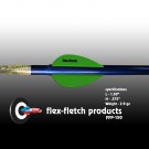 FFP-150 Flo Green Flex-Fletch Premium vanes archery vanes target archery hunting flex fletch