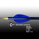 FFP-200 Flo Blue Flex-Fletch Premium vanes archery vanes target archery hunting flex fletch