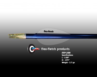 FFP-200 Phantom Flex-Fletch Premium vanes archery vanes target archery hunting flex fletch