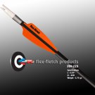 FFP-225 -Florescent Orange- Flex-Fletch, archery, vanes, target, hunting