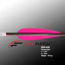 Flo Red FFP-418 Flex-Fletch archery, vanes, hunting, arrows, target, fletching