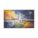 Step Out on Faith Art Poster Print by Kevin A. Williams, 38x23 FEMALE