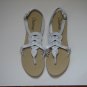 Women's White Gladiator Sandals Size 9/10 (Large)