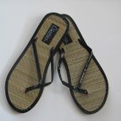 Women's Flip Flops Tatami Black Patent Small (5/6)