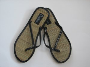 Women's Flip Flops Tatami Black Patent Small (5/6)